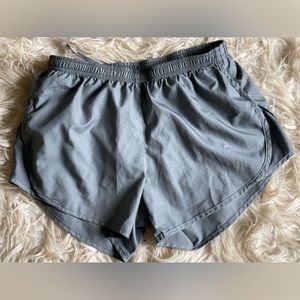 Grey Nike athletic shorts